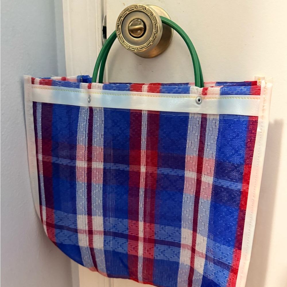 Plaid Granny Aesthetic Tote Bag